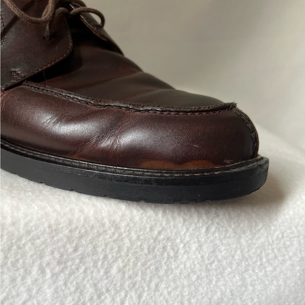 J Murphy by Johnston&Murphy Brown Leather Size 12M Lace Up Shoes - Picture 7 of 16